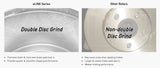 R1 Concepts® (15-20) Acura TLX ELine™ Black Vented Brake Rotors