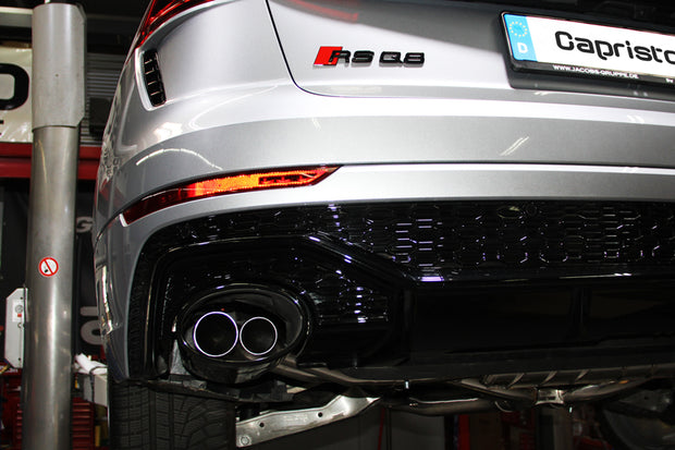 Capristo® (19-23) Audi RSQ8/SQ8 Valved Exhaust with Middle Silencer Spare for OEM Tips (E2P)