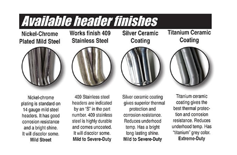 JBA® - Cat4ward Stainless Steel Shorty Exhaust Headers 