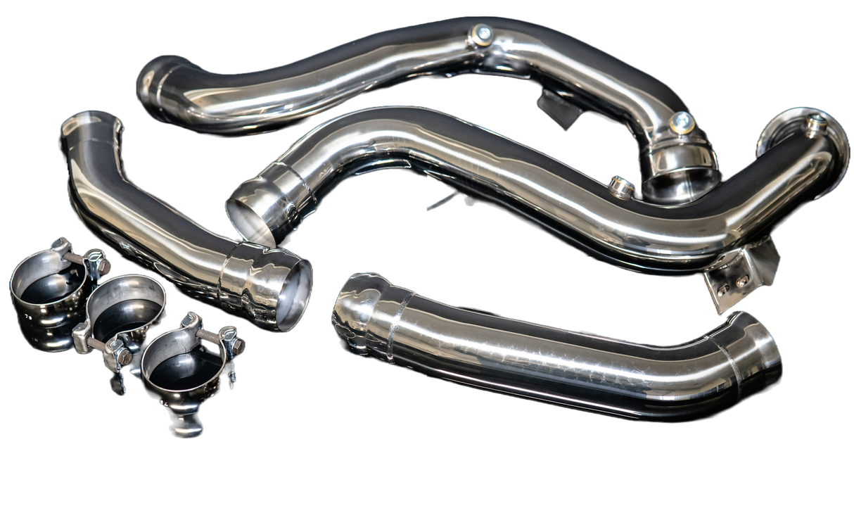 Boost Logic® (07-15) AMG C63 3" 304SS Catless Down Pipes