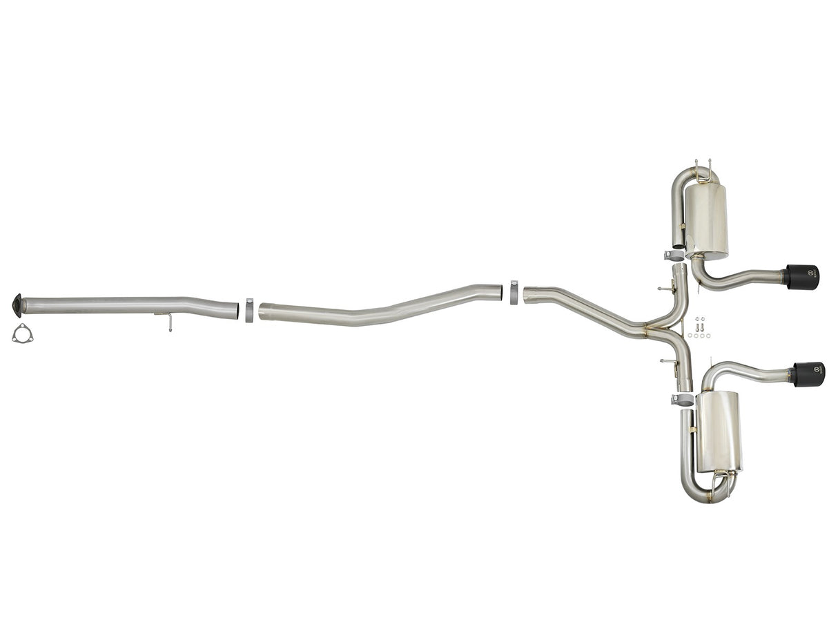 Takeda® (17-20) Civic Si Sedan 3" to 2-1/2" 304SS Cat-Back System