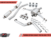 Awe Tuning® (17-21) Civic Type-R 304SS Touring Edition Cat-Back System