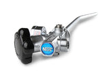 NOS® 10 LB. BOTTLE SUPER HI-FLOW VALVE ASSEMBLY WITH SIPHON TUBE & GAUGE - 10 Second Racing