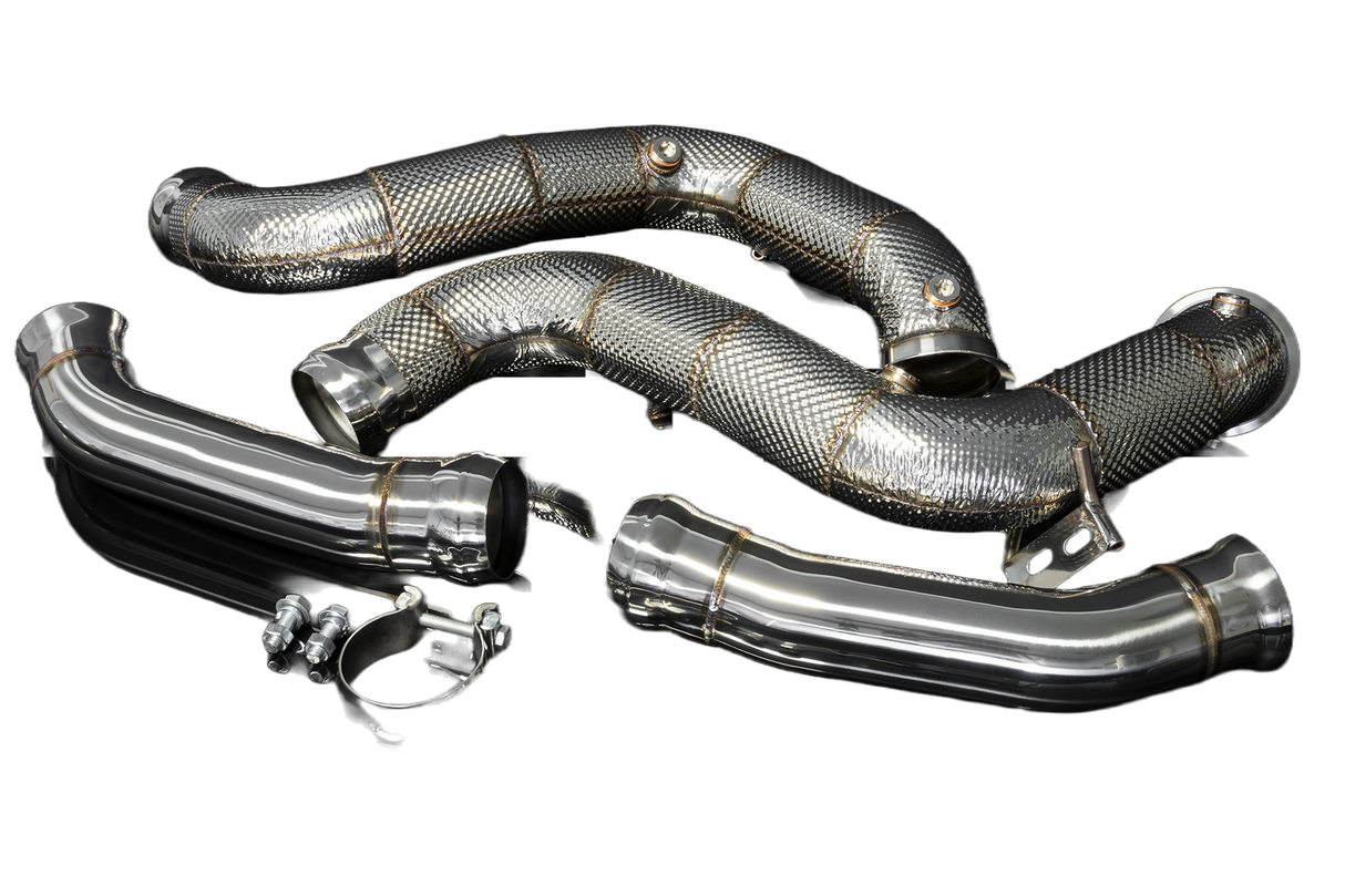 Boost Logic® (07-15) AMG C63 3" 304SS Catless Down Pipes