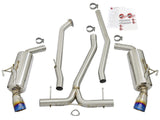 Takeda® (16-21) Civic Sedan 2-1/2" to 2-1/4" 304SS Dual Cat-Back System
