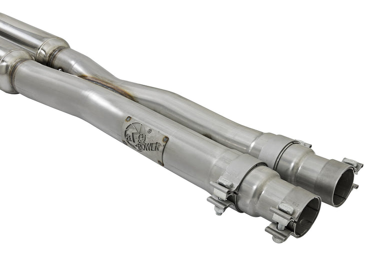 aFe® Mach Force XP™ Stainless Steel Sport Toned Cat-Back Exhaust System with Split Rear Exit 