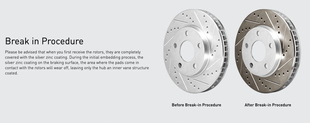 R1 Concepts® (15-20) Acura TLX ELine™ Drilled/Slotted Vented Brake Rotors