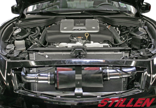 Stillen® (07-15) Infiniti G37/Q60 Dual Ultra Long Tube Air Intake System with Oiled Filters