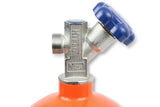 NOS® Nitrous Bottle & Mini Hi-Flo Valve - 10 Second Racing
