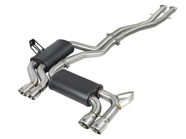 aFe® Mach Force XP™ 304 SS Cat-Back Exhaust System with Quad Rear Exit 