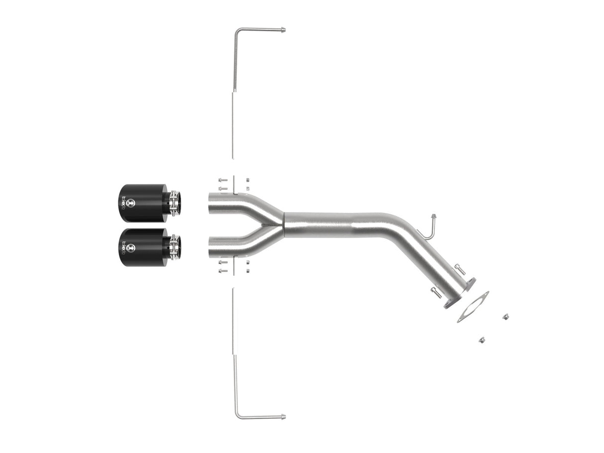 Takeda® (19-23) Hyundai Veloster 3" to 2-1/2" 304SS Axle-Back System