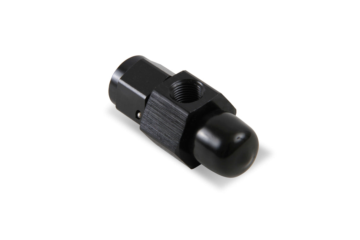 NOS® Nitrous Bottle Purge Valve for -6AN Line - Black - 10 Second Racing