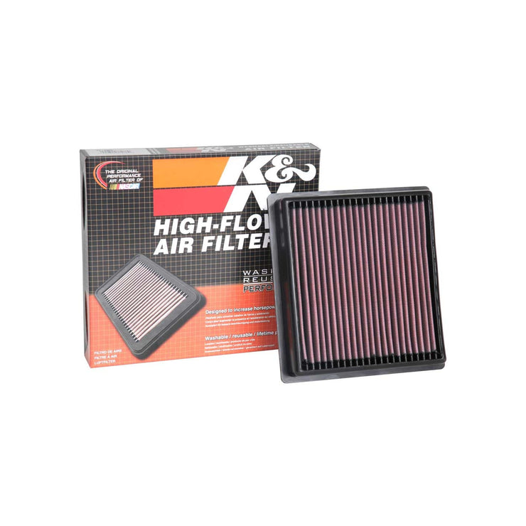K & N ® (19-21) WRX STI 33 Series Panel Red Air Filter (9.063" L x 8.406" W x 1.563" H)
