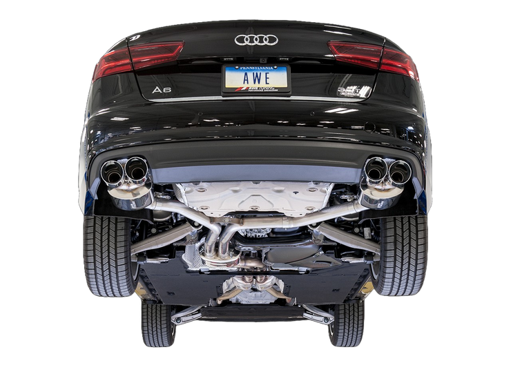 Awe Tuning® (12-18) Audi A7 Sedan 304SS Touring Edition Cat-Back System