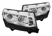 Anzo® 121509 - Chrome LED U-Bar™ Projector Headlights 