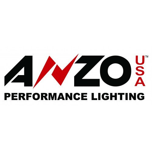 Anzo® 321320 - Black Fiber Optic LED Tail Lights 
