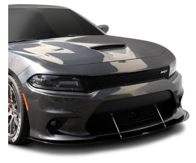 APR Performance® - Carbon Fiber Front Wind Splitter with Rods 