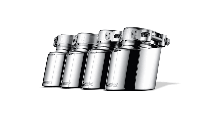 Akrapovic® TP-T/P/2 Titanium Exhaust Tip Set 