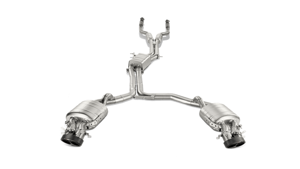 Akrapovic® S-AU/TI/4H - Evolution Line Titanium Exhaust System with Quad Rear Exit 