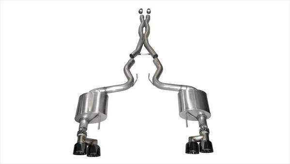 Corsa® - Sport™ 304 SS Cat-Back Exhaust System with Quad Rear Exit 