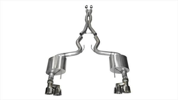 Corsa® - Sport™ 304 SS Cat-Back Exhaust System with Quad Rear Exit 