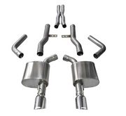 Corsa® - Xtreme™ 304 SS Cat-Back Exhaust System with Dual Rear Exit 