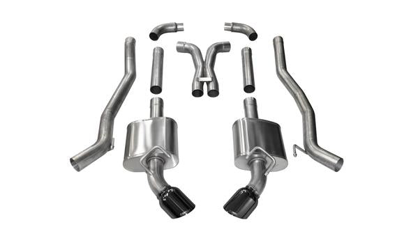 Corsa® - Xtreme™ 304 SS Cat-Back Exhaust System with Dual Rear Exit 