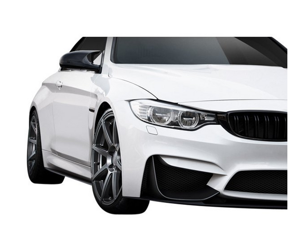 Duraflex® (14-20) BMW M3/M4 M Performance Style Fiberglass Front Add Ons (Unpainted) 