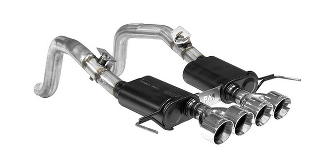 Flowmaster® - Outlaw™ 409 SS Axle-Back Exhaust System with Quad Rear Exit 