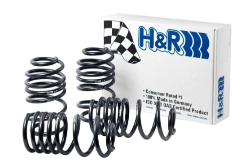 H&R® 50888 - 1.7" x 1.4" Sport Front and Rear Lowering Coil Springs 