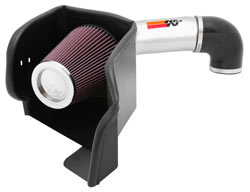 K & N ® 77-1561KP - 77 Series Cold Air Intake w/ Red Filter 