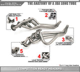 JBA® Mopar Cat4ward 304 Stainless Steel Long Tube Exhaust Headers 