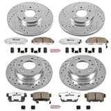 Power Stop® K6110-26 - Z26 Street Warrior Brake Kit 