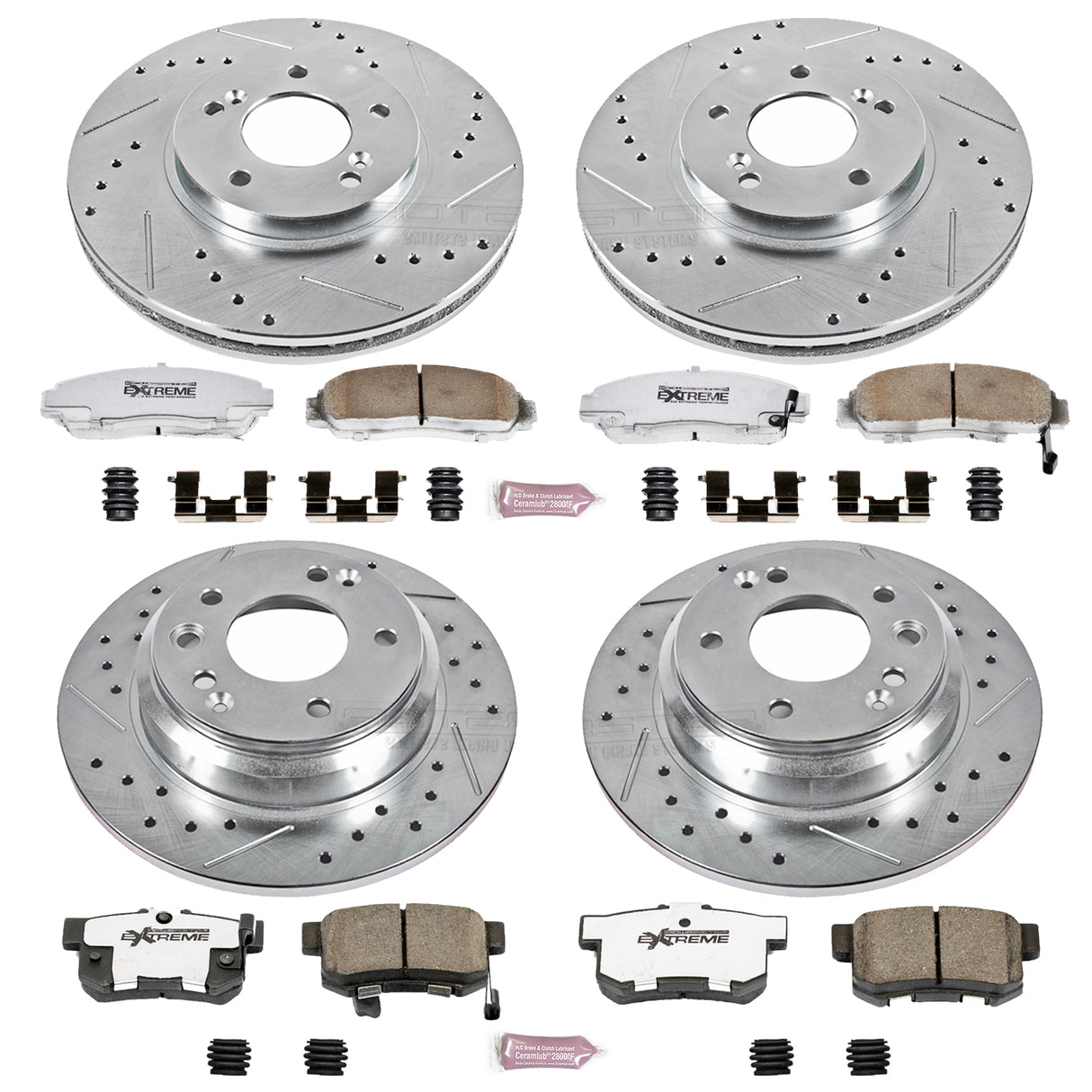Power Stop® K5603-26 - Z26 Street Warrior Brake Kit 