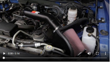 K & N ® 57-3022-2 - 57 Series FIPK Generation II High-Density Polyethylene Black Cold Air Intake System and Intake Pipe 