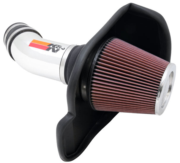 K&N® Mopar 69 Series Typhoon® Aluminum Cold Air Intake System with Red Filter 