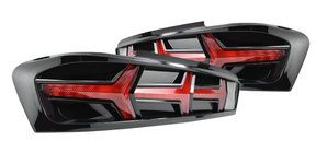 Morimoto® LF400 - XB™ Black/Red Sequential LED Tail Lights 