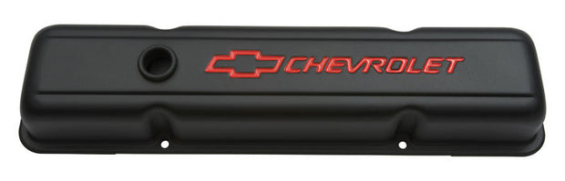 Proform® 141-750 - Chevy Valve Covers  Bowtie/Chevrolet Design 