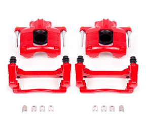 Power Stop® Mopar 1-Piston Red Powercoated Brake Calipers 