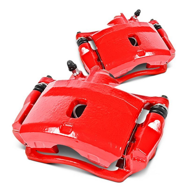 Power Stop® Mopar 1-Piston Red Powercoated Brake Calipers 