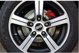 Power Stop® Mopar 1-Piston Red Powercoated Brake Calipers 