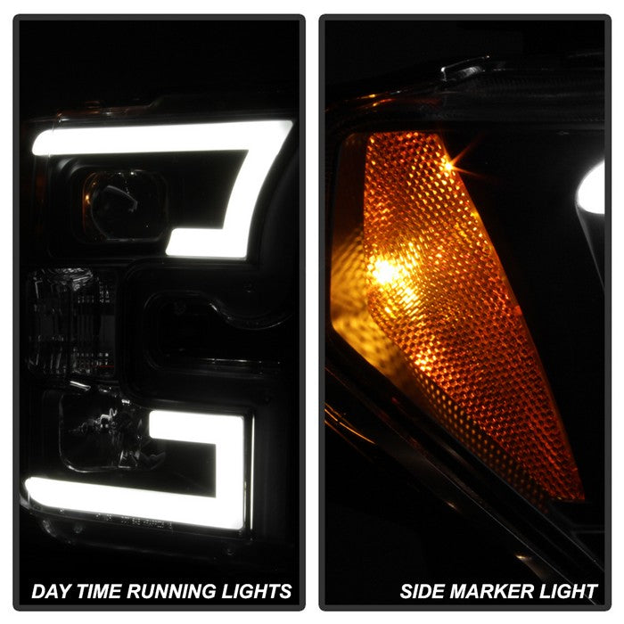 Spyder®  5083531 - Black Projector LED DRL Head Lights 
