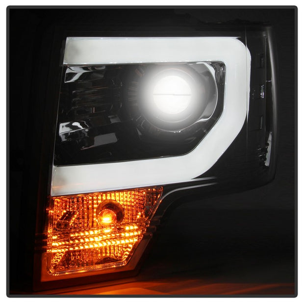 Spyder® 5077585 - Chrome Projector LED DRL Head Lights 