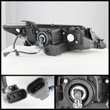 Spyder® 5072658 - Black Projector LED DRL Head Lights 