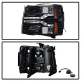 Spyder®  5083524 - Black Projector LED DRL Head Lights 