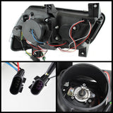Spyder® 5074195 - Chrome Projector U-Bar LED Head Lights 