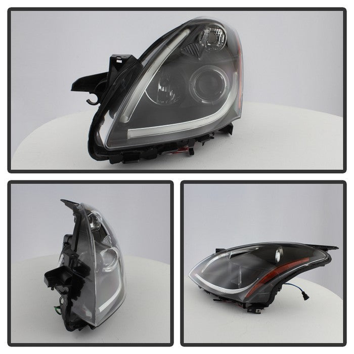 Spyder® 5076830 - Black Projector LED DRL Head Lights 