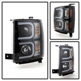 Spyder® 5079473 - Black Projector LED DRL Head Lights 