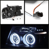 Spyder® 5030085 - Black Projector CCFL Halo Head Lights 