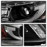 Spyder® 5080530 - Black Projector LED DRL Head Lights 